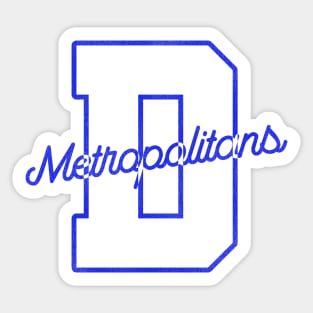 Defunct Dayton Metropolitans Basketball Team Sticker